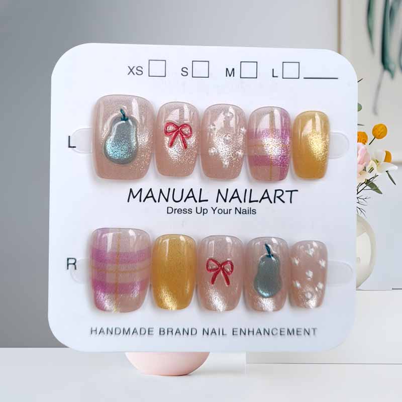 Nail Art Love - 10 Pcs 3D Colorful Cat Eye's
