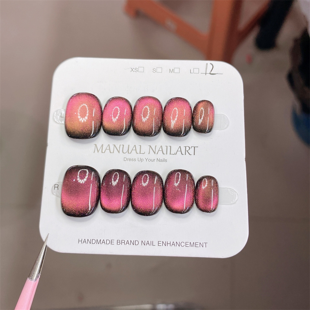 Nail Art Eye Cat - 10pc Purely Handmade Wearable Nail Gel