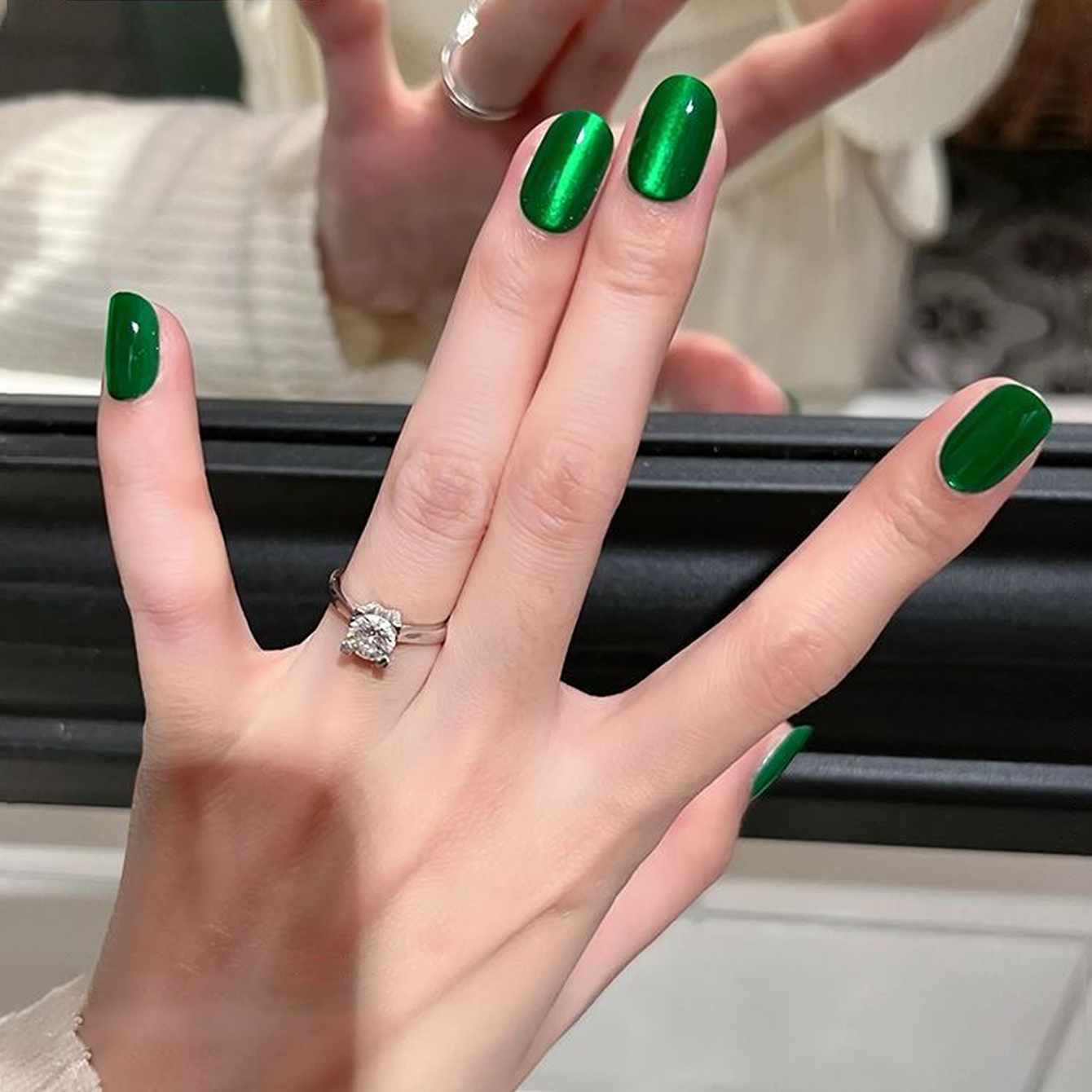 Nail Art Emerald Green - 1pc 15ml Autumn Nail Imperial Emerald