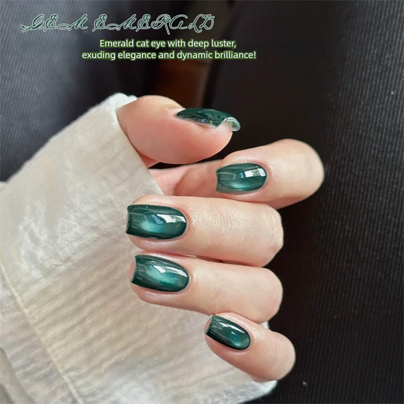 Nail Art Emerald Green - MAINEL 10ML Green Nails Hot Selling