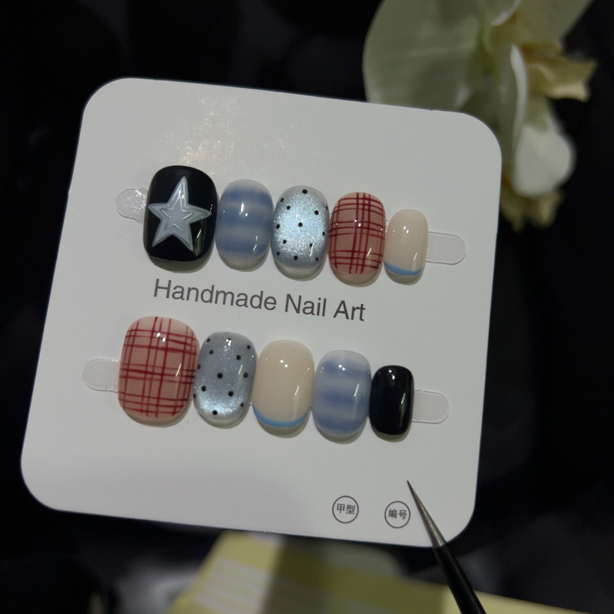 10PCS Glitter Cat Eye Short Sq – обзор и цена Nail Art Eye Cat