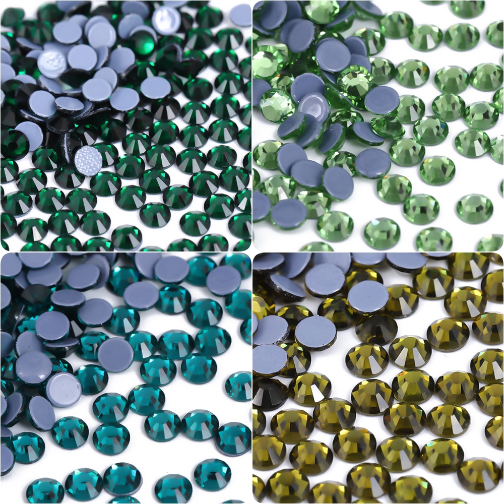 Glass Emerald Peridot Green Cr – обзор и цена Nail Art Emerald Green