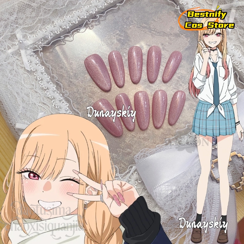 aBestnify Cos*Kitagawa Marin C – обзор и цена Nail Art Eye Cat