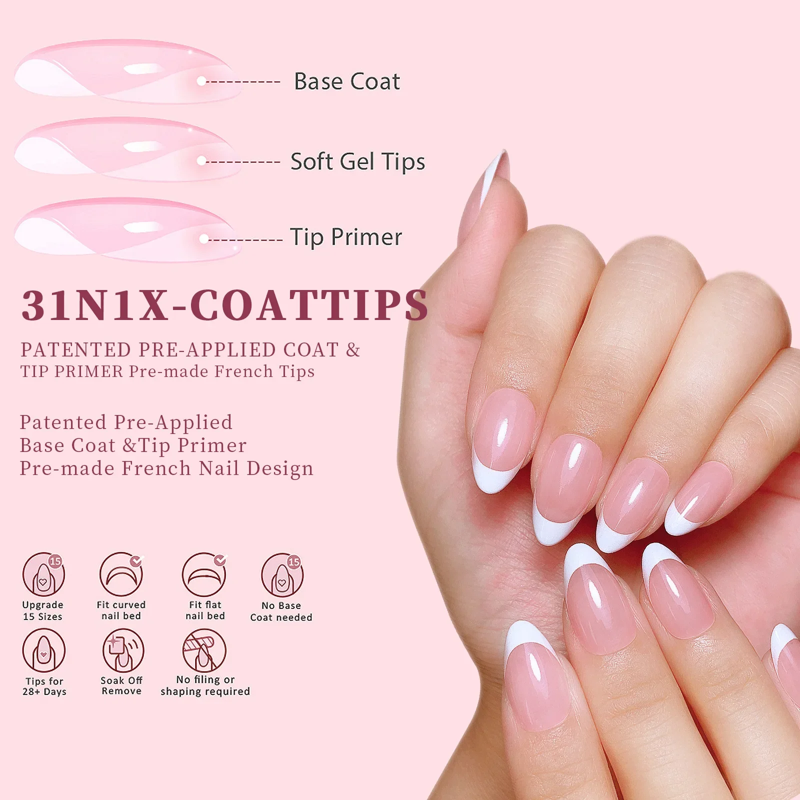 150Pcs/Set French Ballet Press – обзор и цена Nail Art Ombre