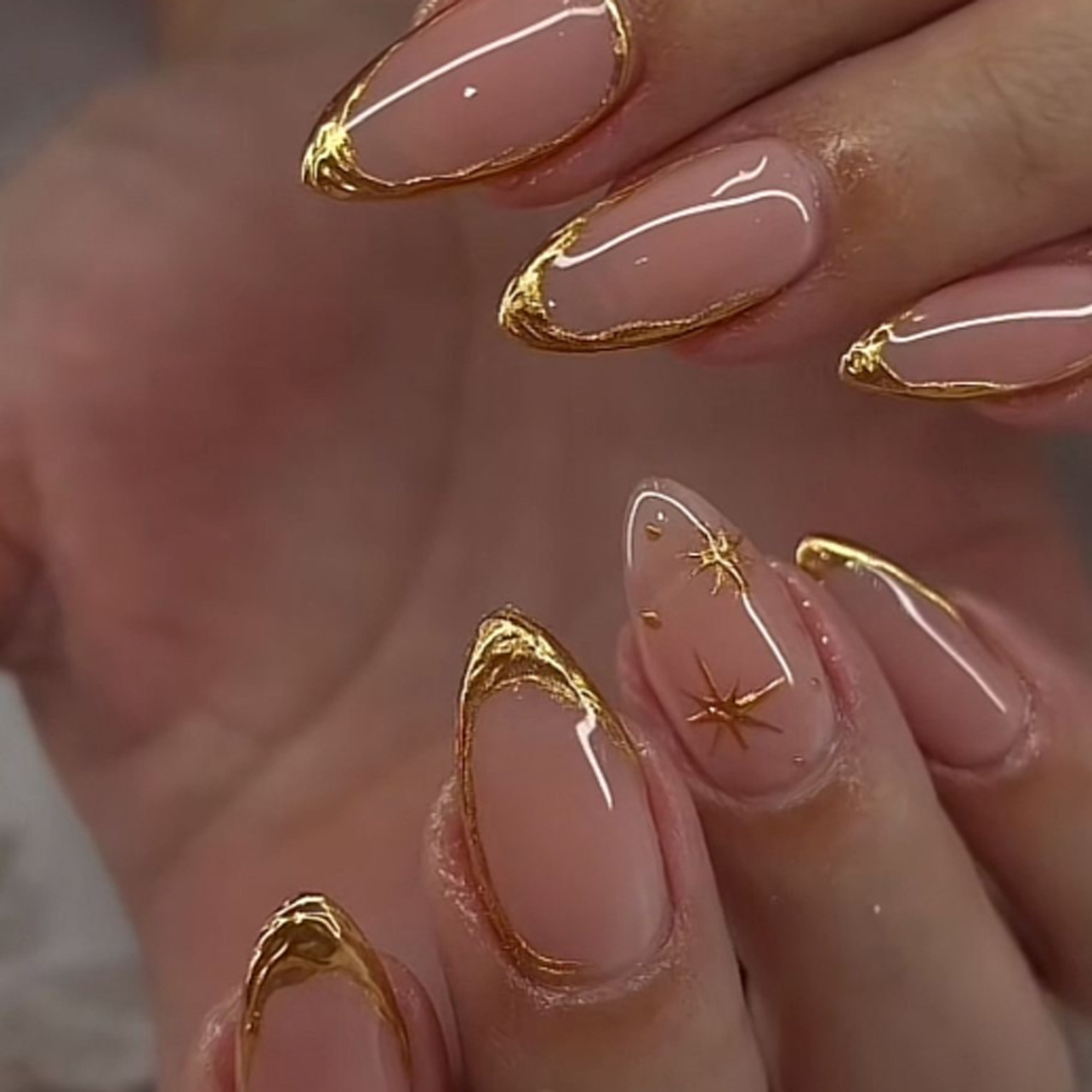 24Pcs Short Almond Nails Set F – обзор и цена Nail Art Ombre