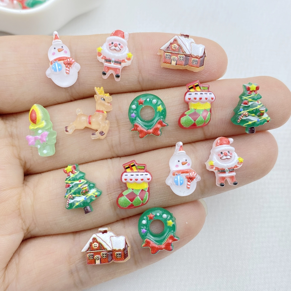 50 cute Cartoon Christmas tree – обзор и цена Nail Art For Men