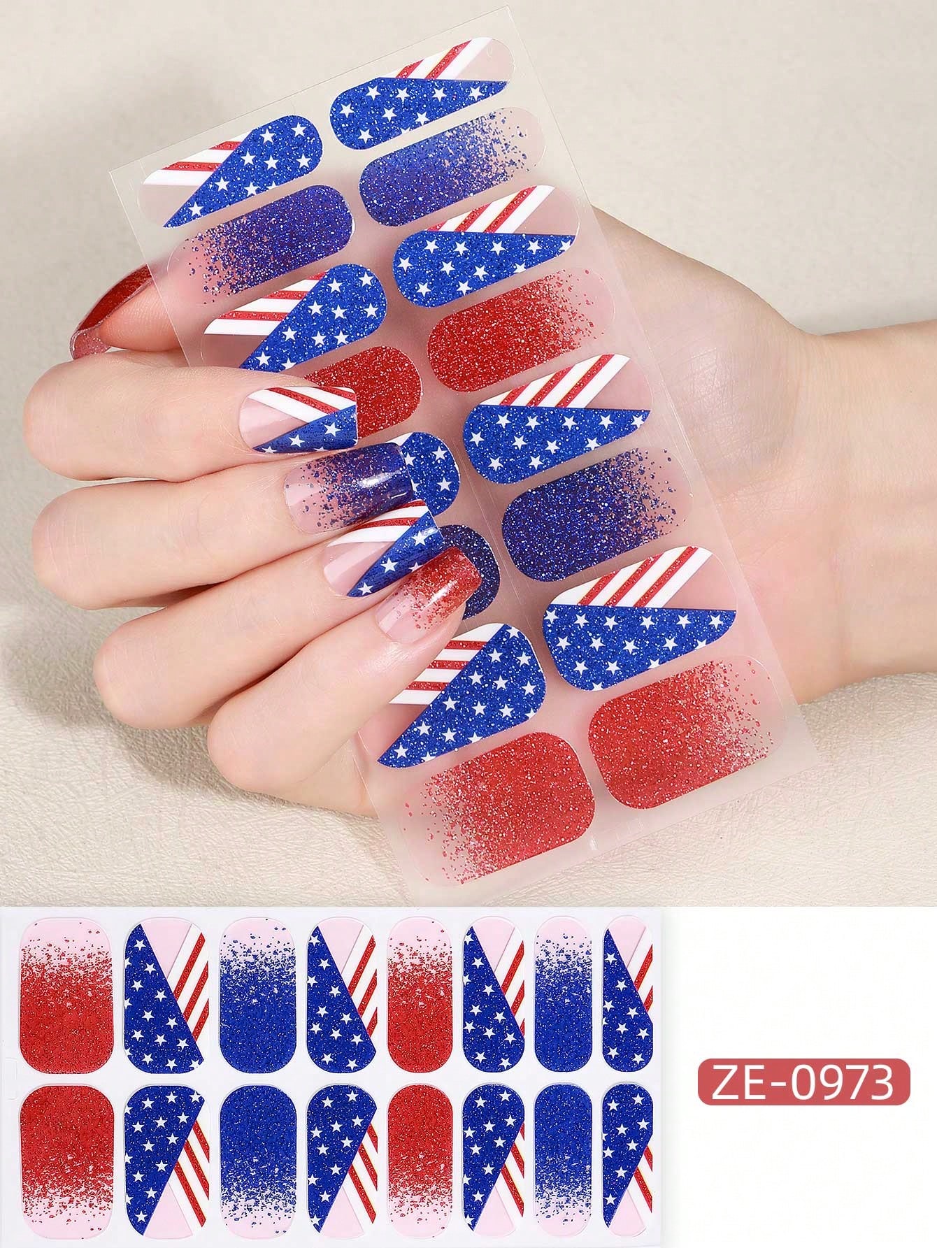 Coral Pink Nail Stickers, Wate – обзор и цена Nail Art Ombre