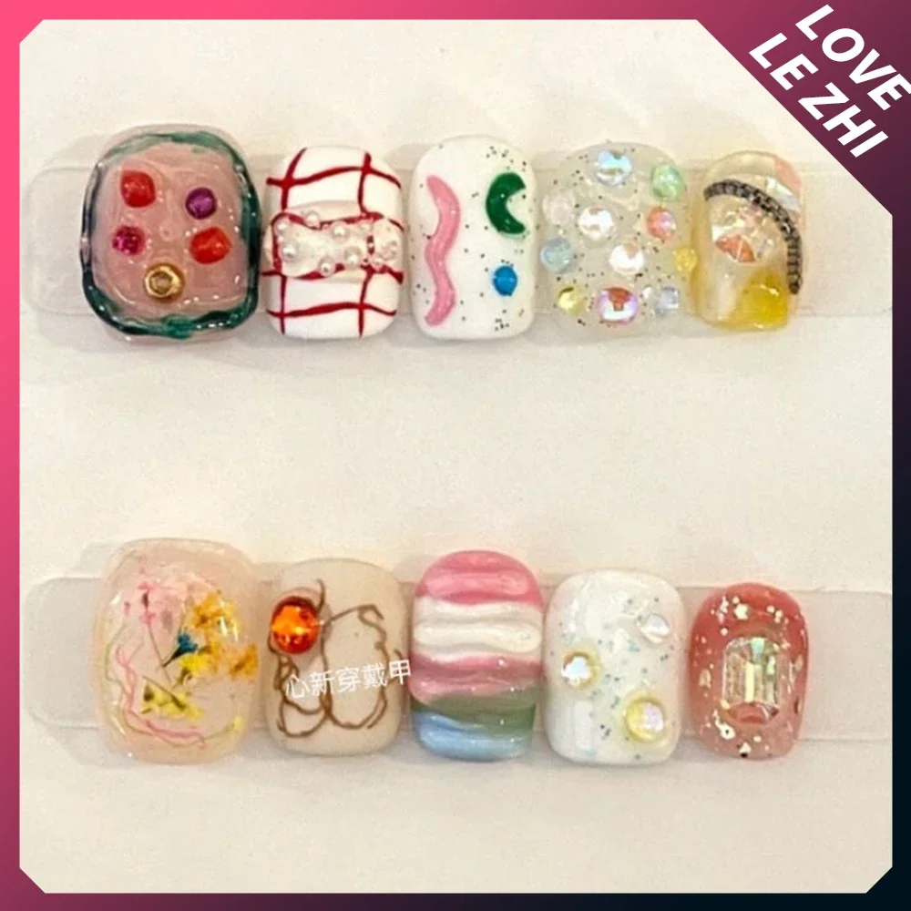 10Pcs Diy Creativity Funny Mas – обзор и цена Nail Art Love