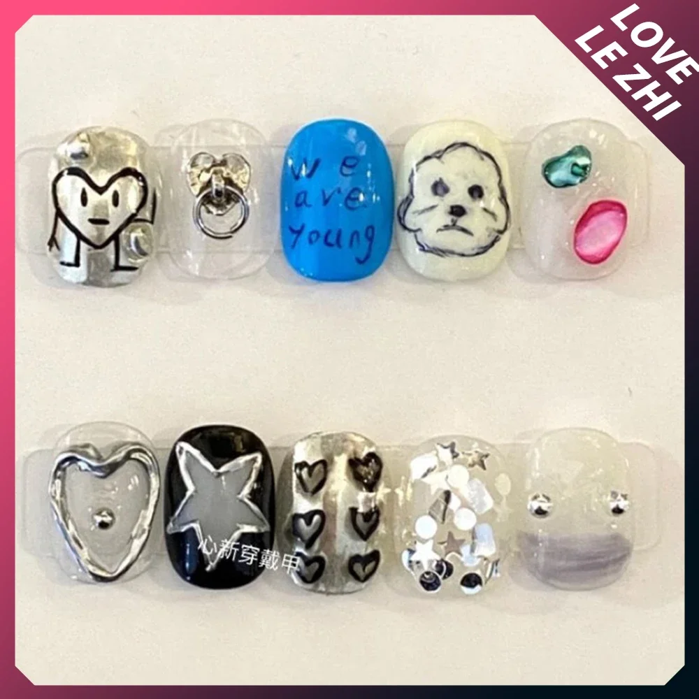 10Pcs Diy Creativity Funny Mas – обзор и цена Nail Art Love