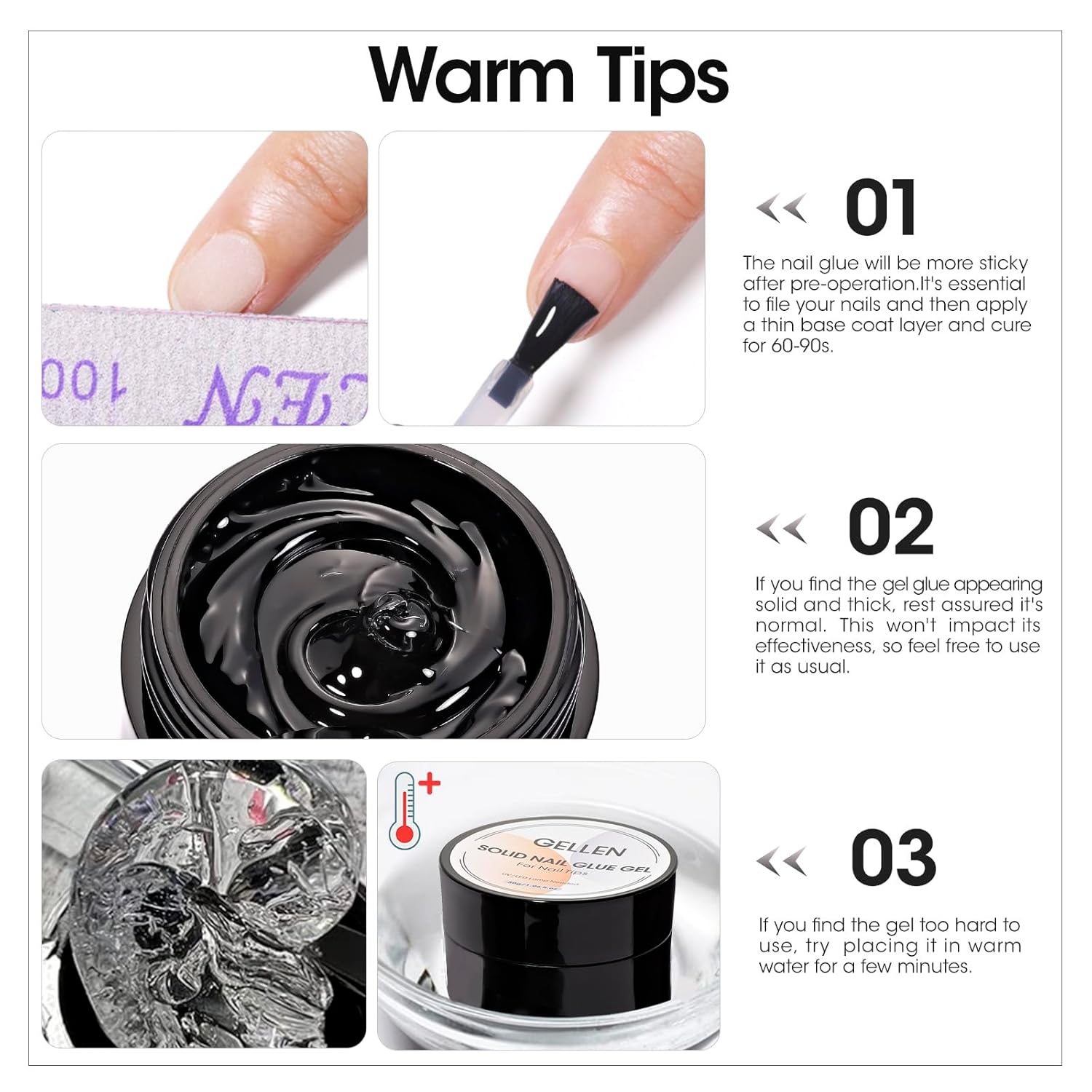 GELLEN Nail Solid Glue Builder – обзор и цена Nail Art Ombre