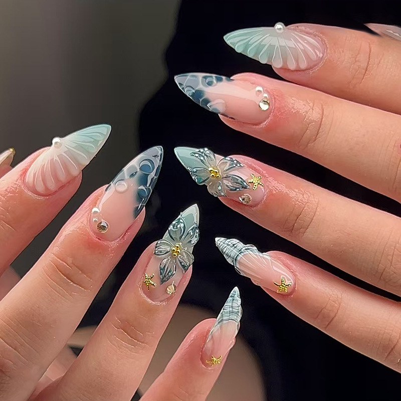 24pcs Wearable Press on Nails  – обзор и цена Nail Art Love