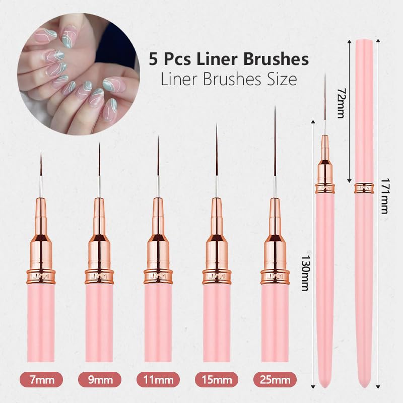 62Pcs Nail Art Brushes Tools,5 – обзор и цена Nail Art Ombre