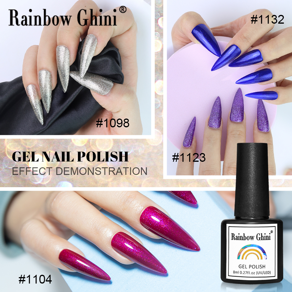 Rainbow Ghini 8ml Emerald Gree – обзор и цена Nail Art Emerald Green