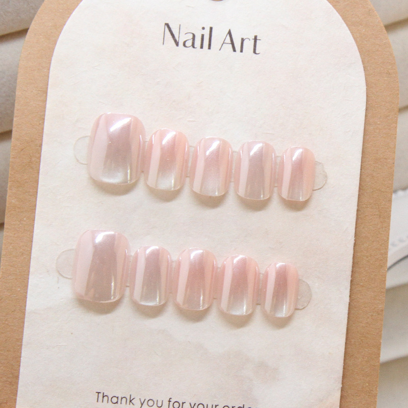 10 Pcs Women Handmade Press on – обзор и цена Nail Art Cat Eye Simple