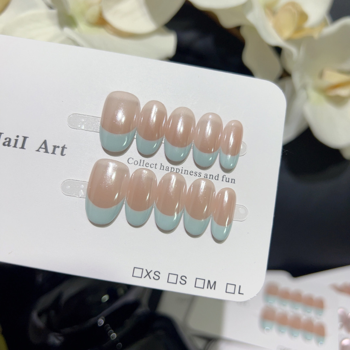 10Pcs/set French Almond Oval S – обзор и цена Nail Art Cat Eye Simple