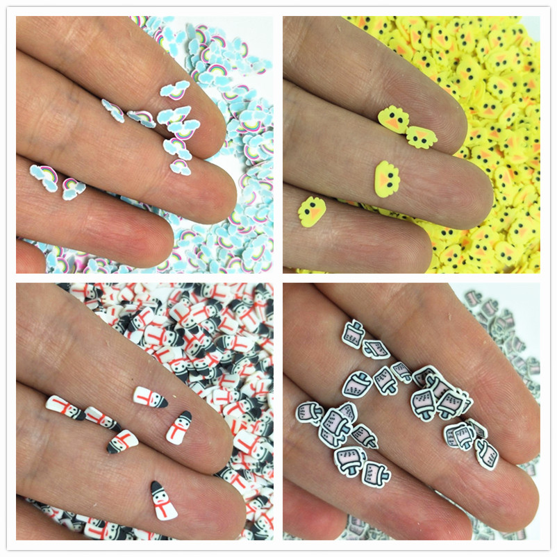 20g Polymer Soft Clay Christma – обзор и цена Nail Art For Men