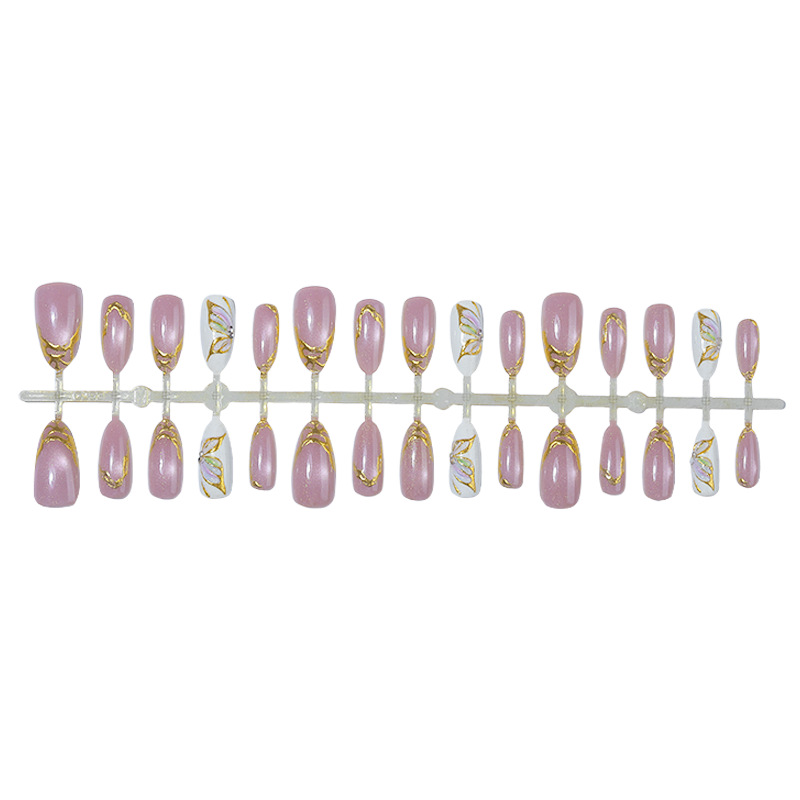 Cat Eye Almond False Nails Gol – обзор и цена Nail Art Cat Eye Simple