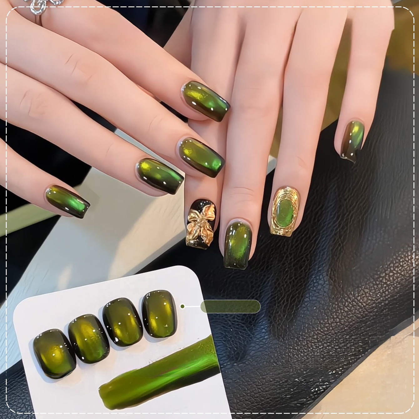 MIANEL 10ML 2026 Green Light G – обзор и цена Nail Art Emerald Green
