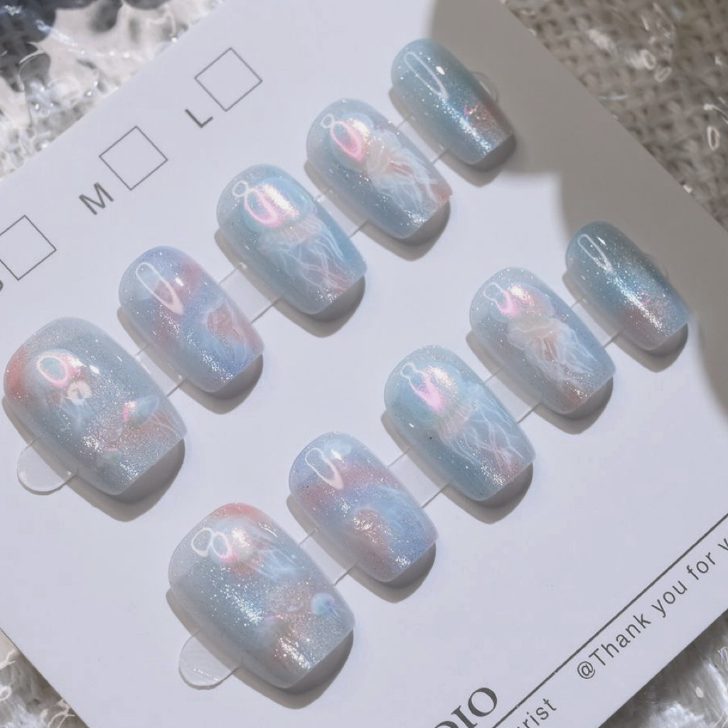 10 Pcs Women Colour Dreamy Jel – обзор и цена Nail Art Eye Cat