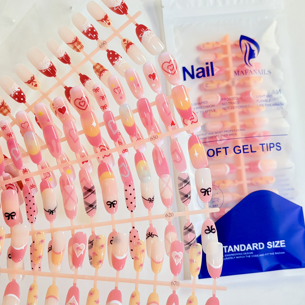 150Pcs/Bag Valentine's Day Fre – обзор и цена Nail Art Ombre