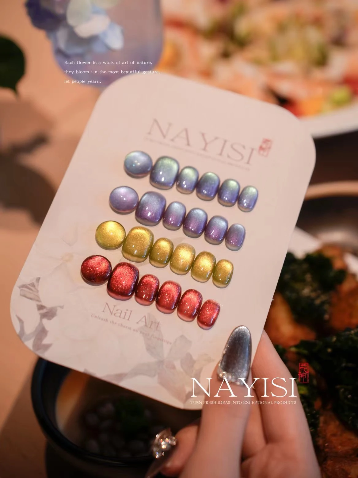 NAYISI 24 Colors New for autum – обзор и цена Nail Art Eye Cat