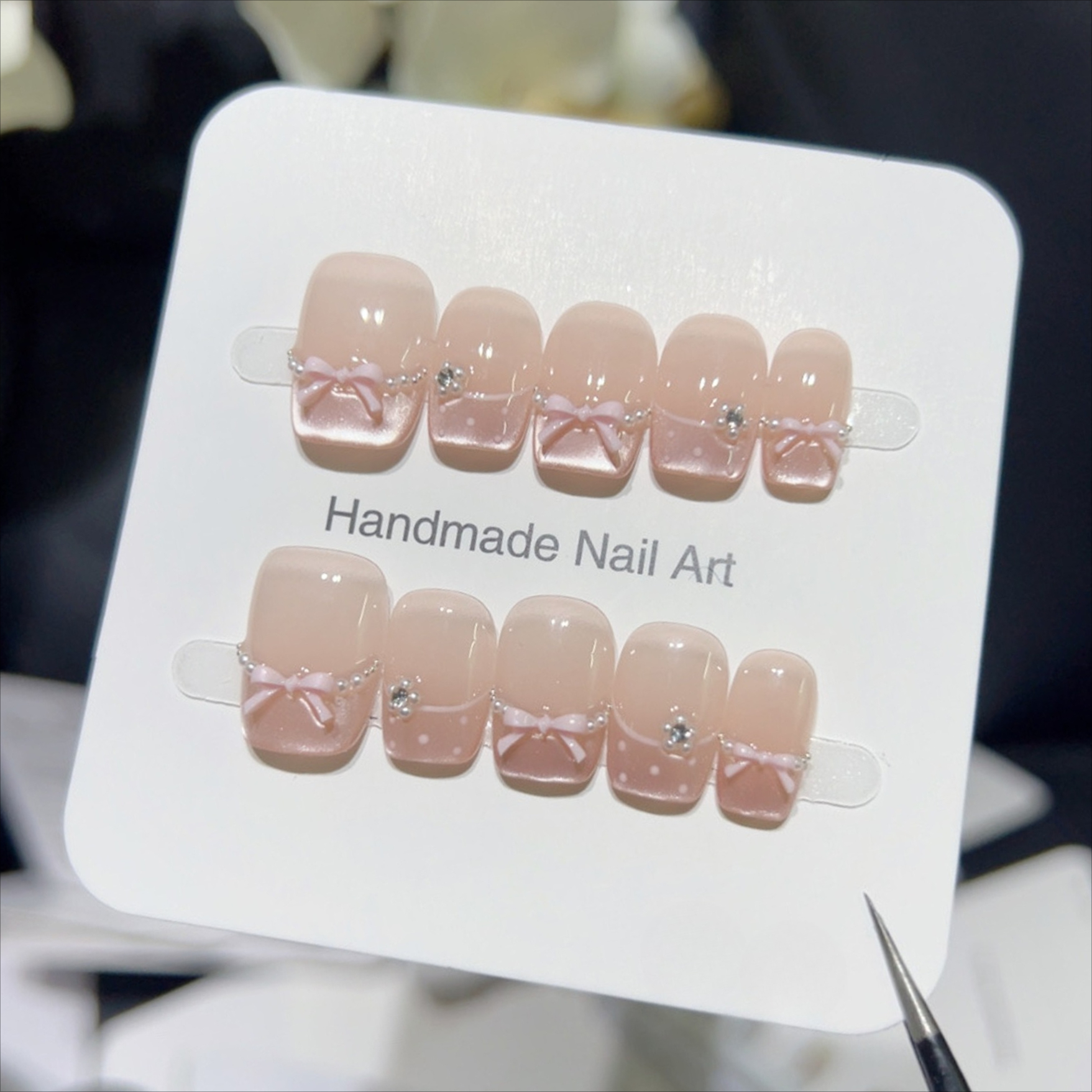10pcs Summer Sweetheart Press  – обзор и цена Nail Art Eye Cat