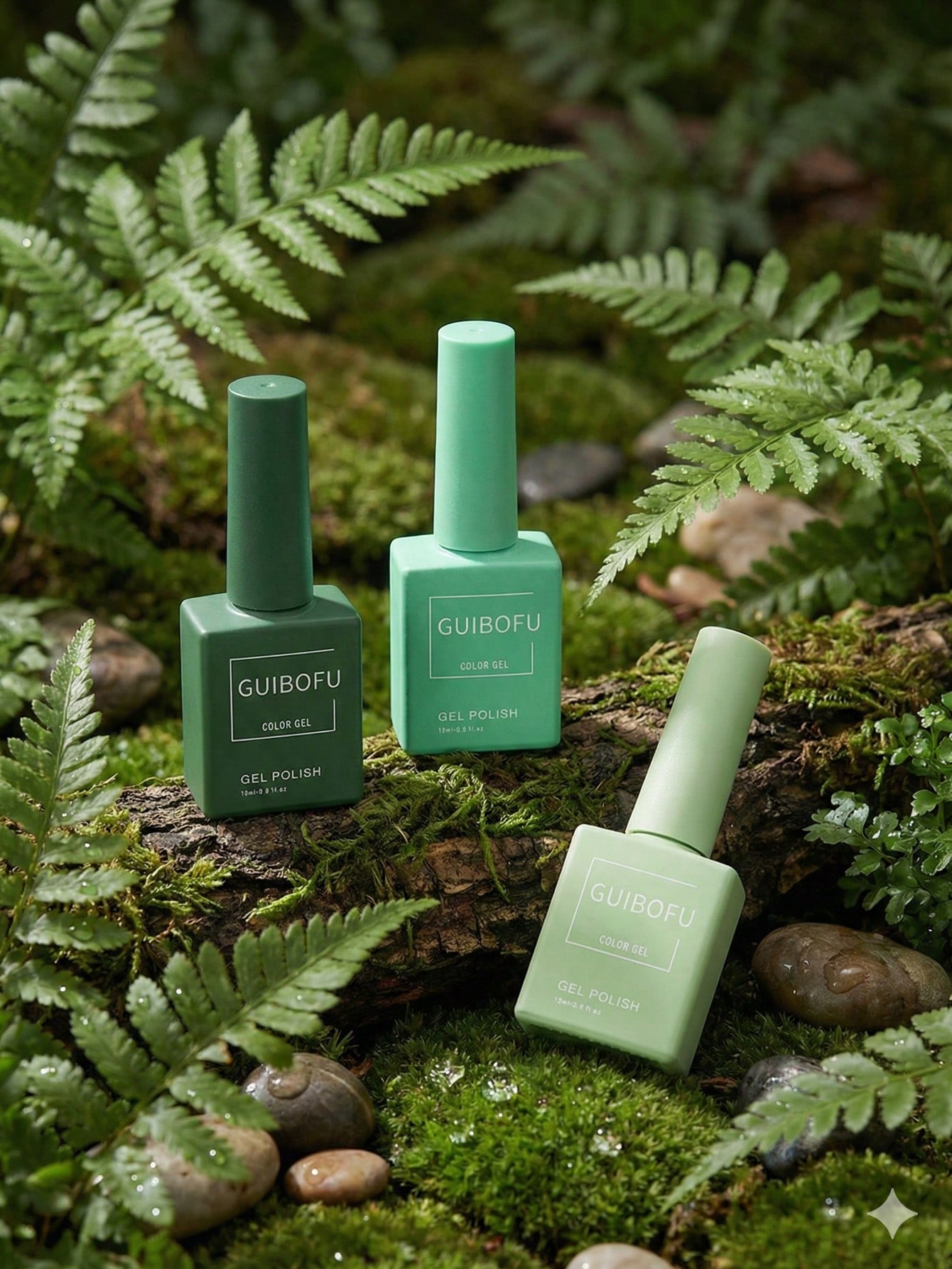 3Pcs/Set 15ml Forest Green Gel – обзор и цена Nail Art Emerald Green