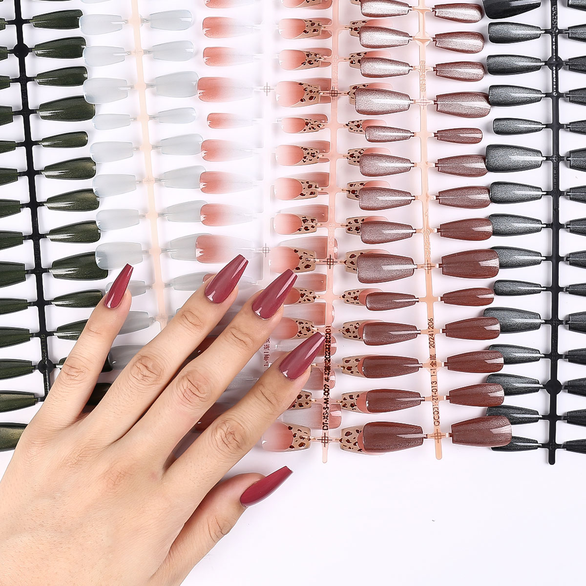 30Pcs Oval Short Pink Press on – обзор и цена Nail Art Ombre